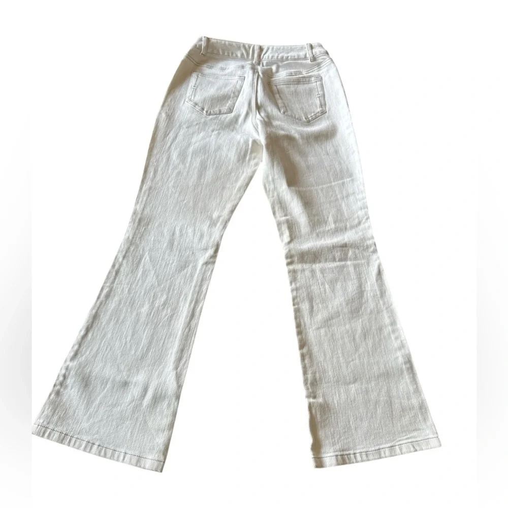 Women’s White Bootcut J. Jill Jeans Stretchy 2P Petite Jeggings - Picture 2 of 6